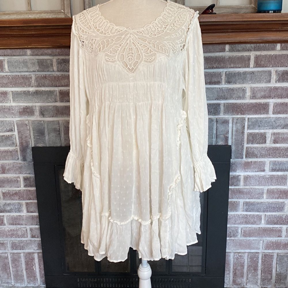 Free people- white tunic dres